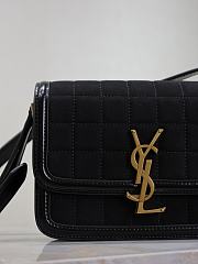 YSL | Solferino Small Satchel In Box Black Color - 3