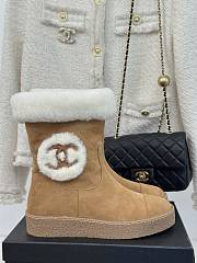 CHANEL | Women Boots In Beige Color - 1