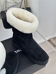 CHANEL | Women Boots In Black Color - 6