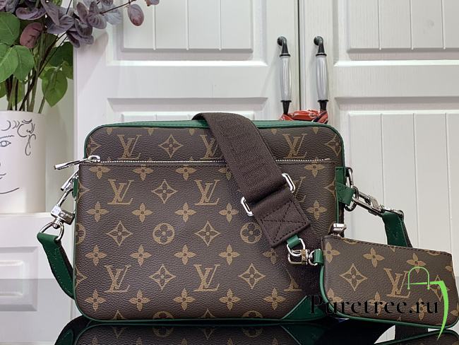 LOUIS VUITTON | Trio Messenger Bag Borneo Green - 1