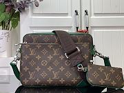 LOUIS VUITTON | Trio Messenger Bag Borneo Green - 1