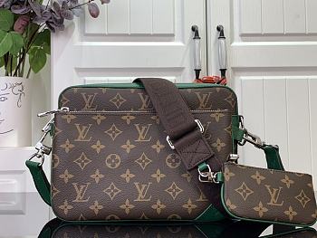 LOUIS VUITTON | Trio Messenger Bag Borneo Green