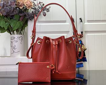 LOUIS VUITTON | Noah BB Epi grained calf leather red