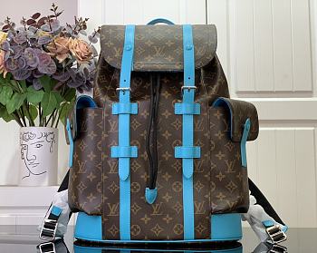 LOUIS VUITTON | Christopher MM Backpack In BLue