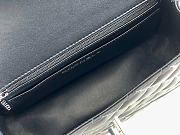 CHANEL | Classic Mini Flap Bag Lambskin Silver Hardware In Black - 3