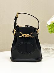 DIOR | Small C'est Dior Bag CD-Embossed Calfskin Black - 1