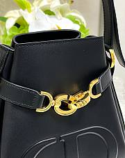 DIOR | Medium CD-Embossed Calfskin Black - 2