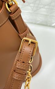 DIOR | Medium CD-Embossed Calfskin Brown - 2