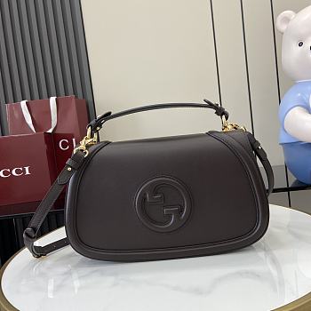 GUCCI | Blondie small top handle bag in burgundy