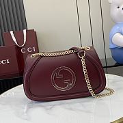 GUCCI | Blondie small top handle bag in red - 1