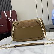 GUCCI | Blondie small top handle bag in brown - 5