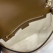 GUCCI | Blondie small top handle bag in brown - 3