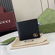 GUCCI | GG Marmont Wallet In Black Gold Hardware - 1