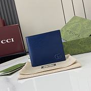 GUCCI | GG Marmont Wallet In Blue - 1