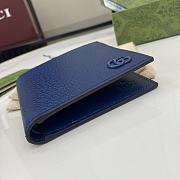 GUCCI | GG Marmont Wallet In Blue - 4