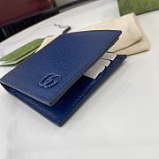 GUCCI | GG Marmont Wallet In Blue - 2