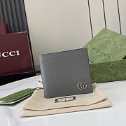 GUCCI | GG Marmont Wallet In Gray - 1