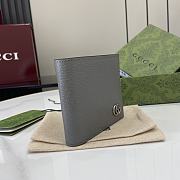 GUCCI | GG Marmont Wallet In Gray - 4