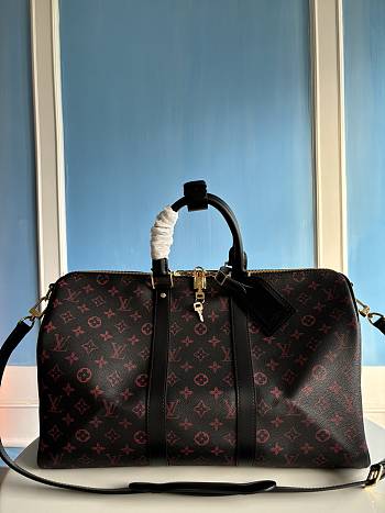 LOUIS VUITTON | Keepall Bandoulière 45 Monogram Tomette coated canvas