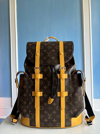 LOUIS VUITTON | Christopher MM Backpack In Yellow