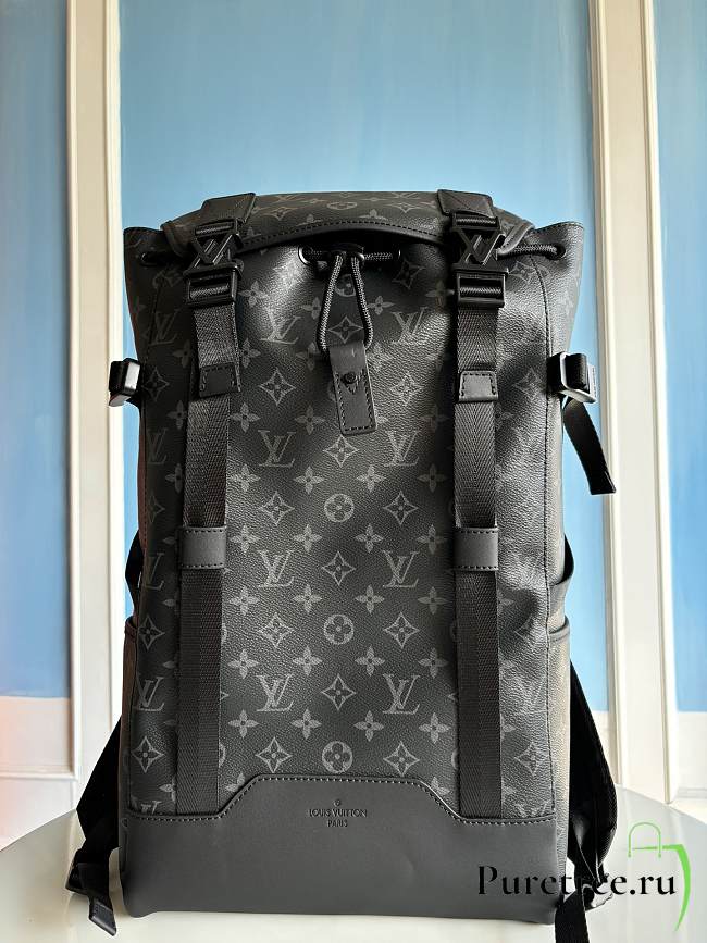 LOUIS VUITTON | Getaway Backpack Monogram Eclipse coated canvas  - 1