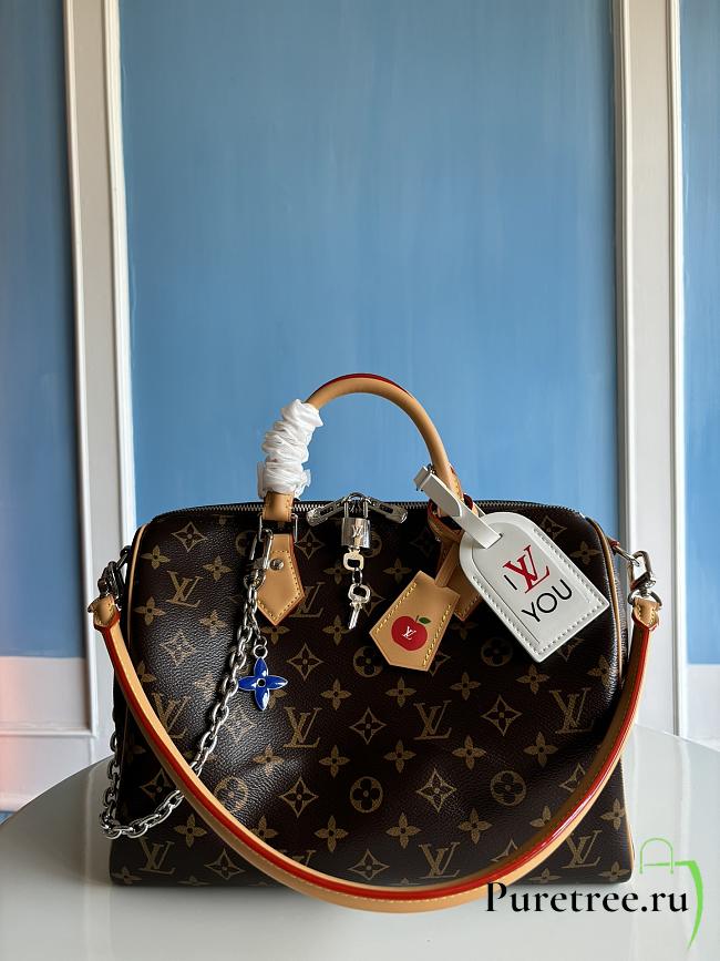 LOUIS VUITTON | Speedy Soft 30 Crafty Monogram  - 1