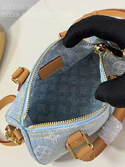 LOUIS VUITTON | Nano Speedy Sky Blue Denim  - 4