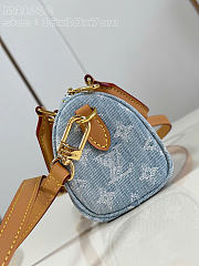 LOUIS VUITTON | Nano Speedy Sky Blue Denim  - 2