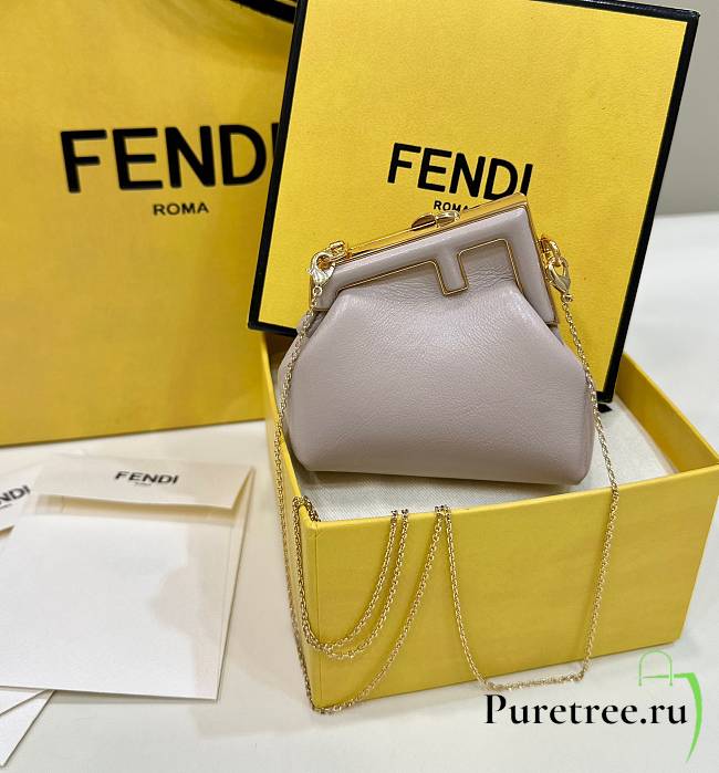 FENDI | First Small Leather In Milk Tea Color - 1