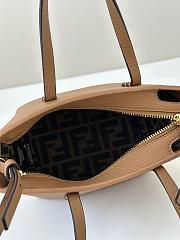 FENDI | Mini Roll Bag In Brown - 5