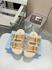 PRADA | Sandals Comfort Flat In Beige - 1