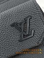 LOUIS VUITTON | Aerogram Long Wallet Black - 5