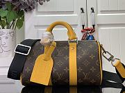 LOUIS VUITTON | Keepall Bandoulière 25 Safran Yellow  - 1