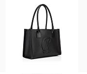 CHRISTIAN LOUBOUTIN | By My Side small Tote bag Grained calf leather black - 2