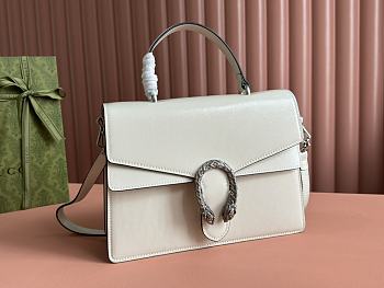 GUCCI | Dionysus medium top handle bag white 