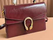 GUCCI | Dionysus medium top handle bag burgundy - 3