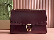 GUCCI | Dionysus large top handle bag burgundy - 1