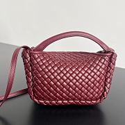 BOTTEGE VENETA | Mini Cobble Handbag In Burgundy - 6