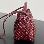 BOTTEGE VENETA | Mini Cobble Handbag In Burgundy - 5