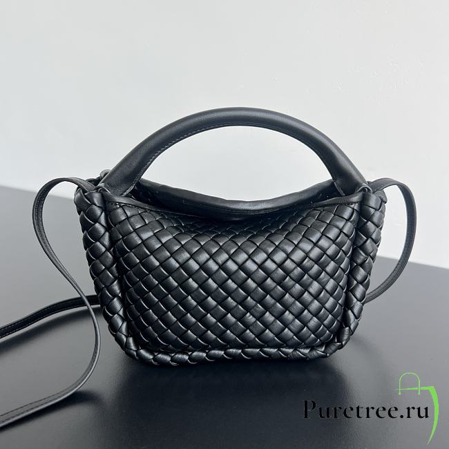 BOTTEGE VENETA | Mini Cobble Handbag In Black - 1