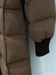 MONCLER | Brerelle Long Down Jacket Brown - 6