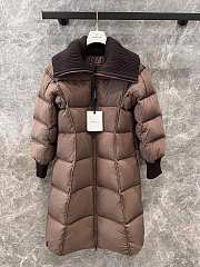 MONCLER | Brerelle Long Down Jacket Coffee - 1