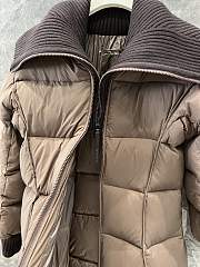 MONCLER | Brerelle Long Down Jacket Coffee - 6