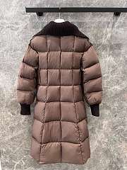 MONCLER | Brerelle Long Down Jacket Coffee - 3