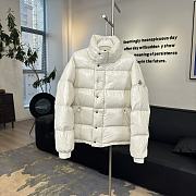 MONCLER | Corduroy Short Down Jacket White - 1