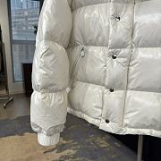 MONCLER | Corduroy Short Down Jacket White - 3