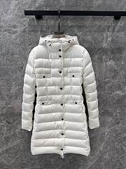 MONCLER | Long Jacket In White Color - 1