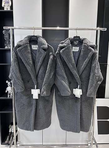 MAX MARA | Teddy Bear Icon coat gray