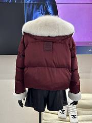 MAX MARA | Short Down Jacket In Burgundy - 6