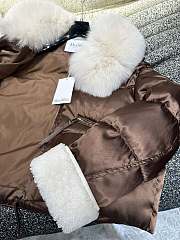 MAX MARA | Short Down Jacket In Brown - 6